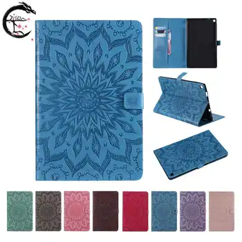 

Silm PU Leather Case For Amazon Kindle Fire HD 10 2017 10" Flip Cover Tablet Holder Cases Card Pocket Slots Covering Capa Coque