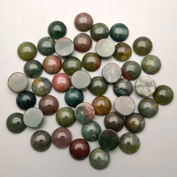 

fashion India onyx natural stone 12mm Single arc cab cbochon beads for jewelry making 50Pc/lot Earring Ring accessories no hole