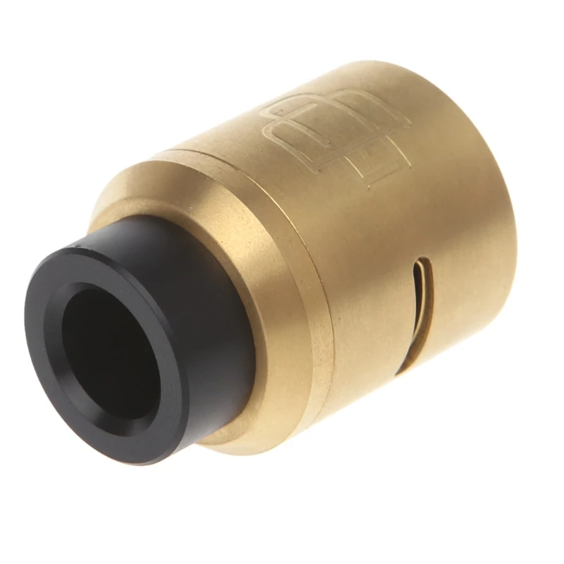 

New Atomizer For Druga RDA Tank 24mm Dia Clamp Snag System DIY Coil Gold Plated Deck