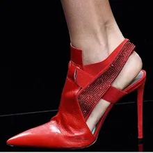 2016 frühjahr Neue Mode Rom Frau Pumps Strass T-bühne Laufsteg Stiletto High Heel Party Hochzeit Schuhe