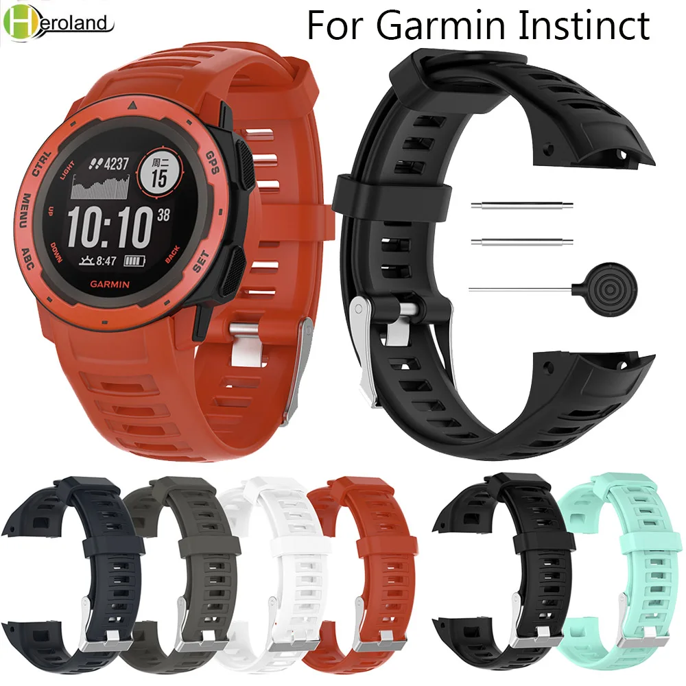 

Quick Release 22mm Silicone Replacement Strap Watch Band for Garmin Instinct Replacement Wristband Strap Smart Watch Accessories