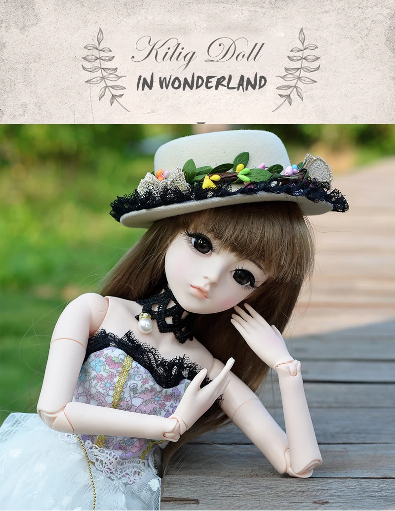 UCanaan 18 шаровых суставов 1/3 23,6 ''BJD SD куклы с одеждой наряд обувь парик волосы макияж для девочек подарок и коллекция кукол