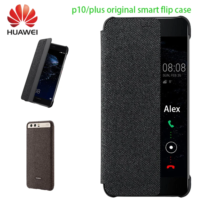 Оригинальный чехол-книжка для Huawei P10 Plus роскошный кожаный 360 милый силиконовый