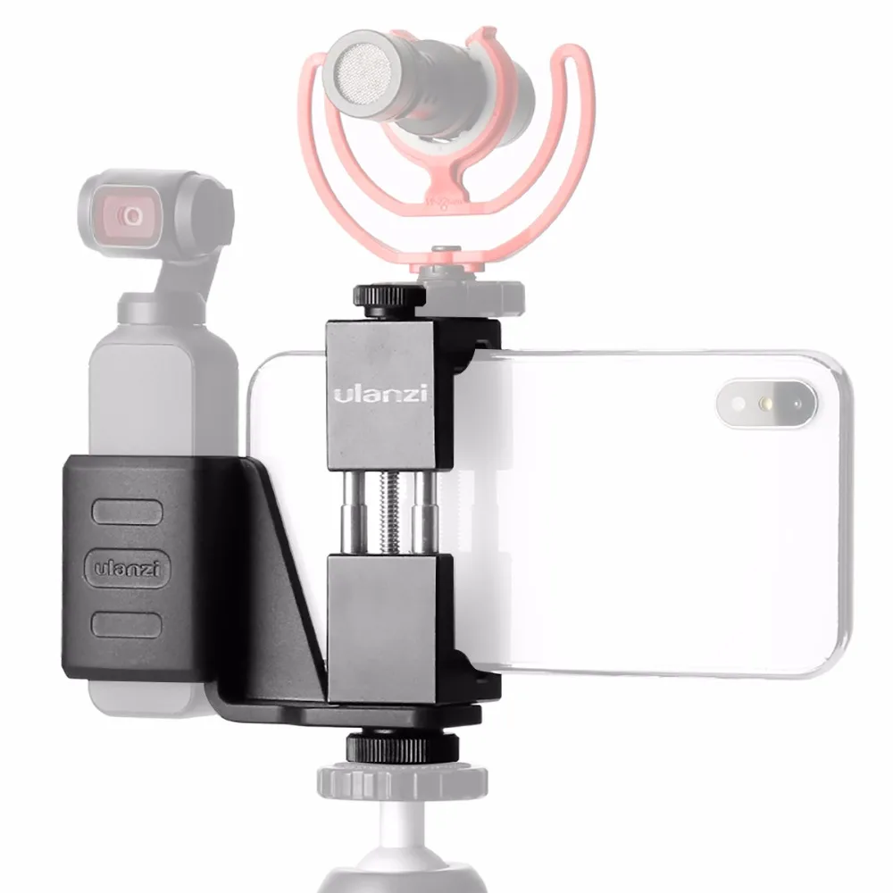 Compatible with DJI Osmo Pocket Accessories Mobile Phone Holder Mount Set Fixed Stand Bracket for DJI Osmo Pocket gimbal