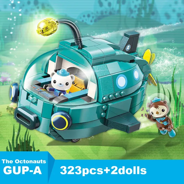 8 Sets Creator Octopus Octonauts Gup Base Pod Ship Submarine Cartoon Building Blocks Models Kids Toy Compatible Kids Gifts Blocks Aliexpress