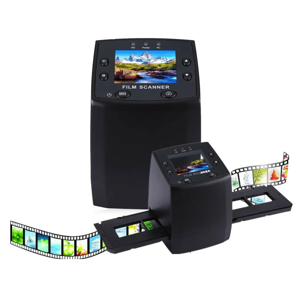 

EC717 5MP 35mm Negative Film Slide Viewer Scanner USB 2.0 Digital Color Photo Copier TFT LCD Screen with Film Holder EU/US Plug