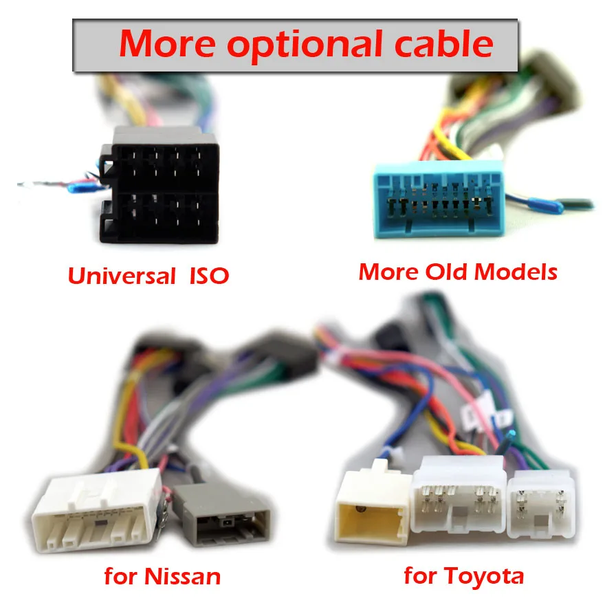 

Car Android radio power connector for Honda Hyundai Kia Peugeot Volkswagen and other old model power cable plug and play Not all