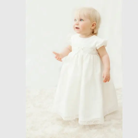 Heirloom Toga Ivoor Wit Baby Meisjes Doopjurk Kant Doop Gown Baby Verjaardag Jurk Real Picture Heirloom Toga Ivoor Wit Baby Meisjes Doopjurk Kant Doop Gown Baby Verjaardag Jurk Real Picture