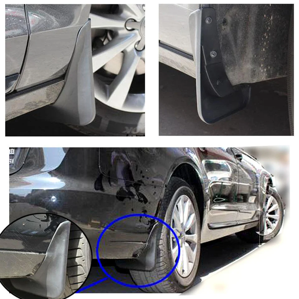 LIZCX Car Mud Flaps Fit For Audi A6 C7 Sedan 2011 2012 2013 2014 2015 2016 Mudguard Splash Guard Fender Mudflaps Accessories
