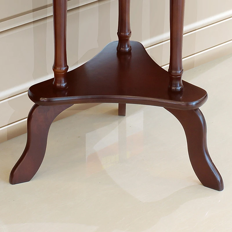 Wooden Round Coffee Table End Table