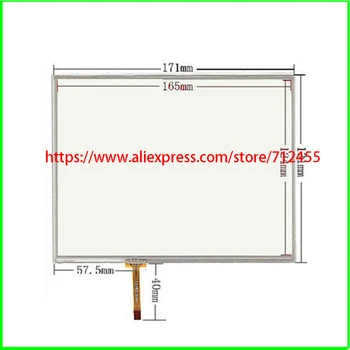 

New 8" inch 4 wire Resistive touchscreen 171mm*131mm 171*131mm for CAR GPS Industrial control touch screen digitizer panel