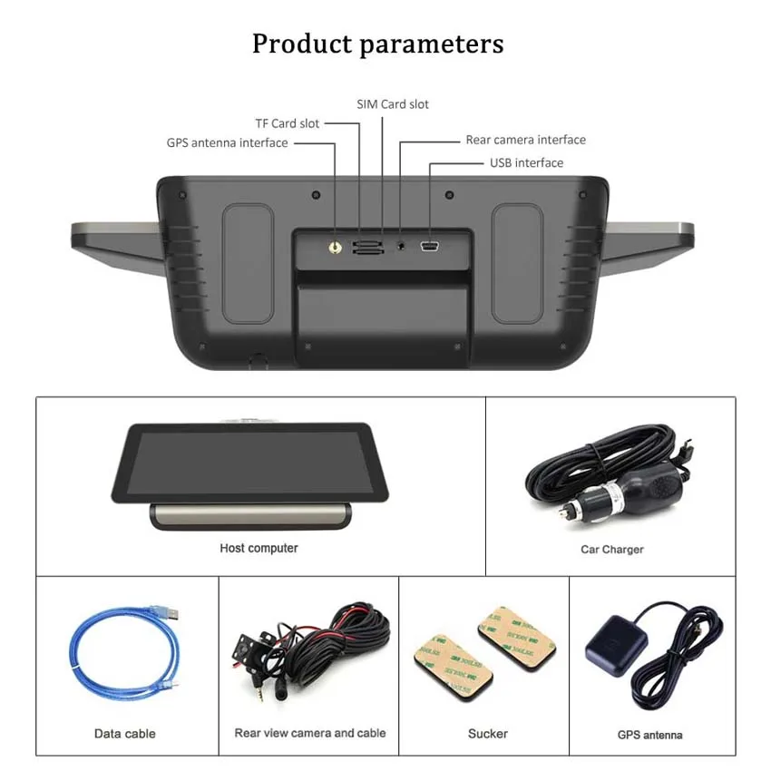ANSTAR 10 &quotDVR Автомобильная камера 4 г ADAS Android 5 1 FHD 1080 P видеомагнитофон ОЗУ г/ПЗУ 16