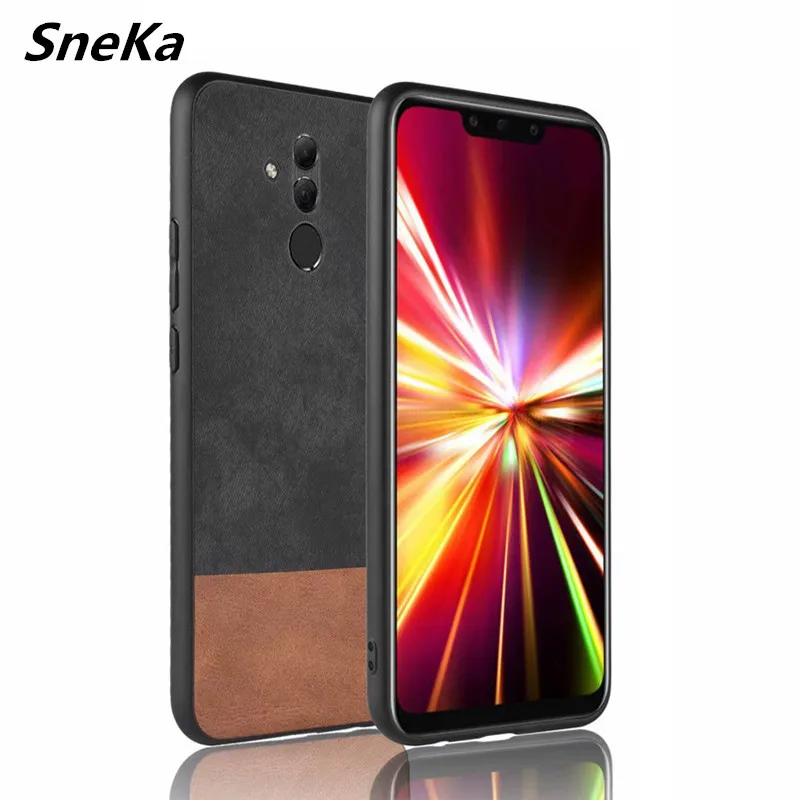 

For Huawei Mate 20 Lite Mate20X Soft TPU Silicon edge Case Jeans Mix Colors Leather Cover For Huawei Mate 20 X Case Caqa SNE-LX1
