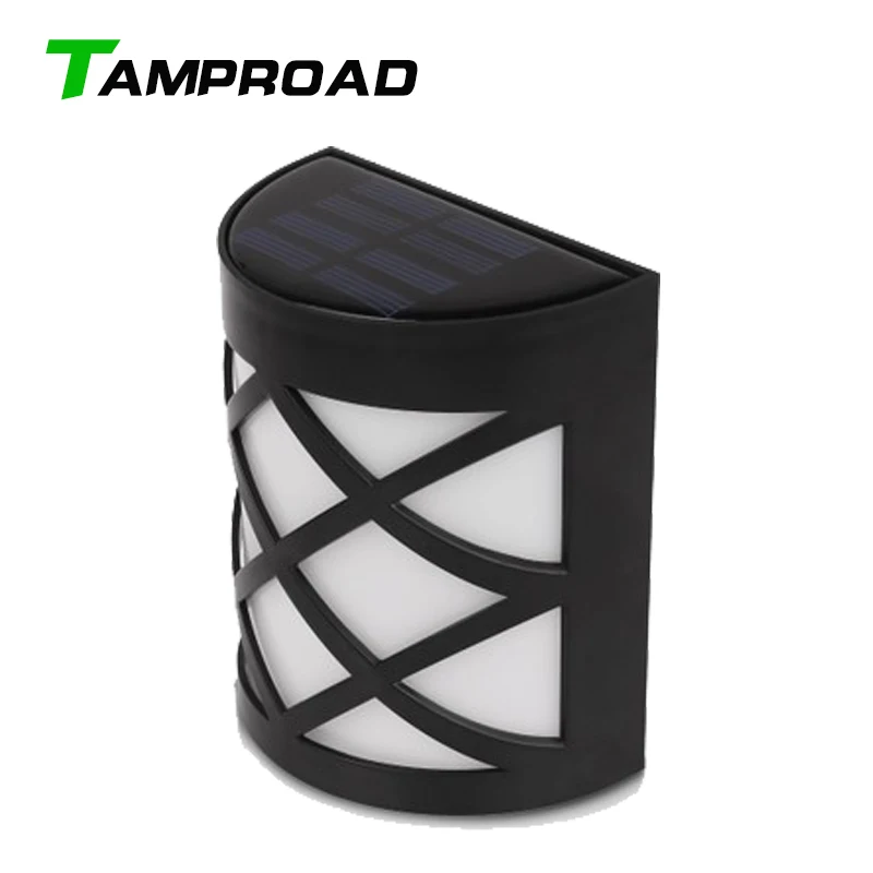 

TAMPROAD Solar Energy Power Outdoor Bright LED Light Waterproof Dark Sensing Auto On/Off For PathYard Garden Driveway Stairs
