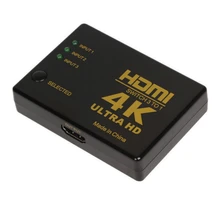 4K* 2K мини HDMI усилитель переключатель 3 порта коммутатор сплиттер коробка Ultra HD для DVD HDTV