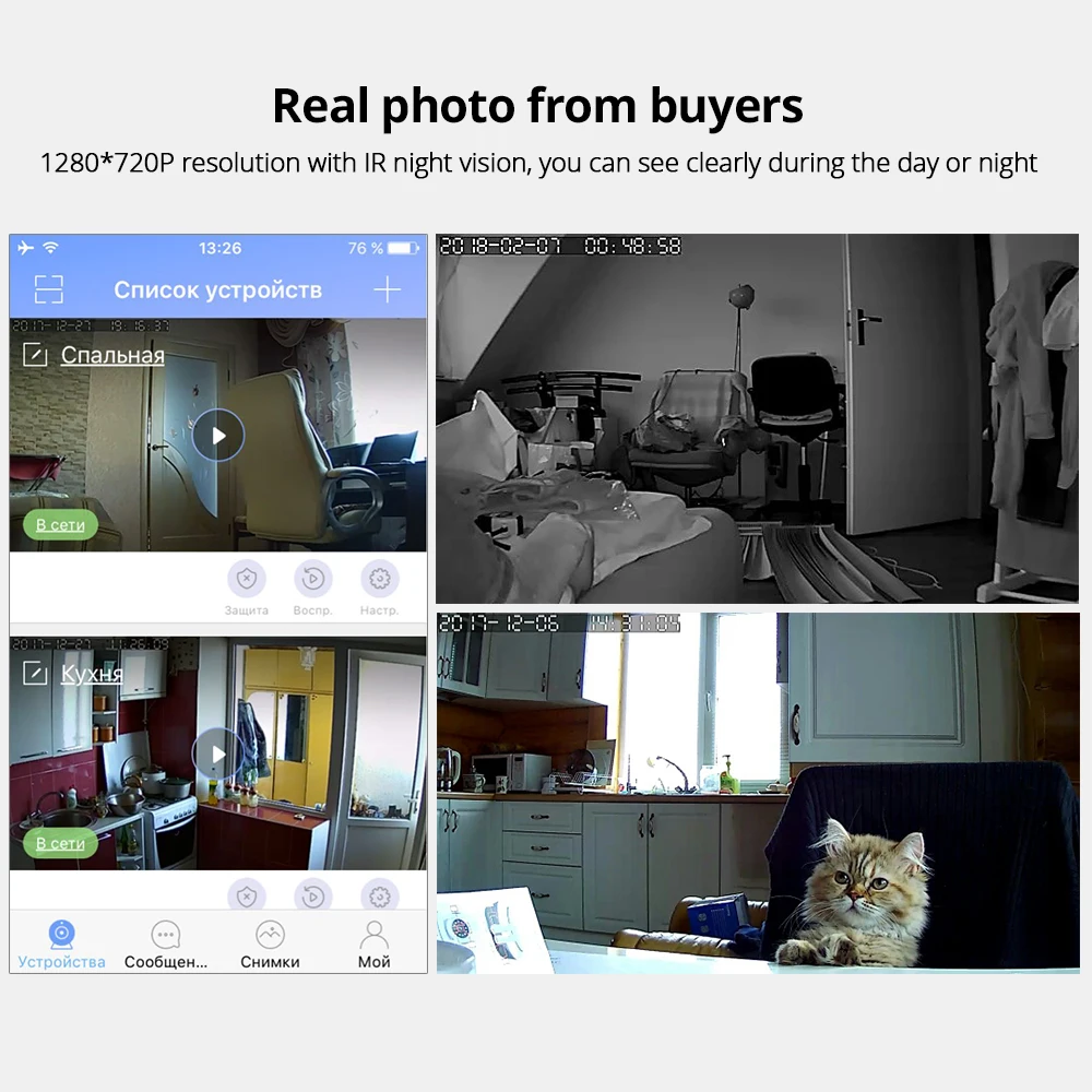 KERUI 720P 1080P HD Wifi Wireless Home Security IP Camera Security Network CCTV Surveillance Camera IR Night Vision Baby Monitor