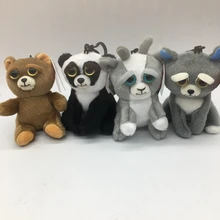 Mini Feisty Pets Unicornio Chane Face Bunny Rabbit Plush Bear Dolls font b Toy b font
