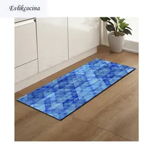Синий геометрический Коврик для гостиной Впитывающий Коврик для ванны ковер для гостиной спальни ковровое покрытие для пола Infantil