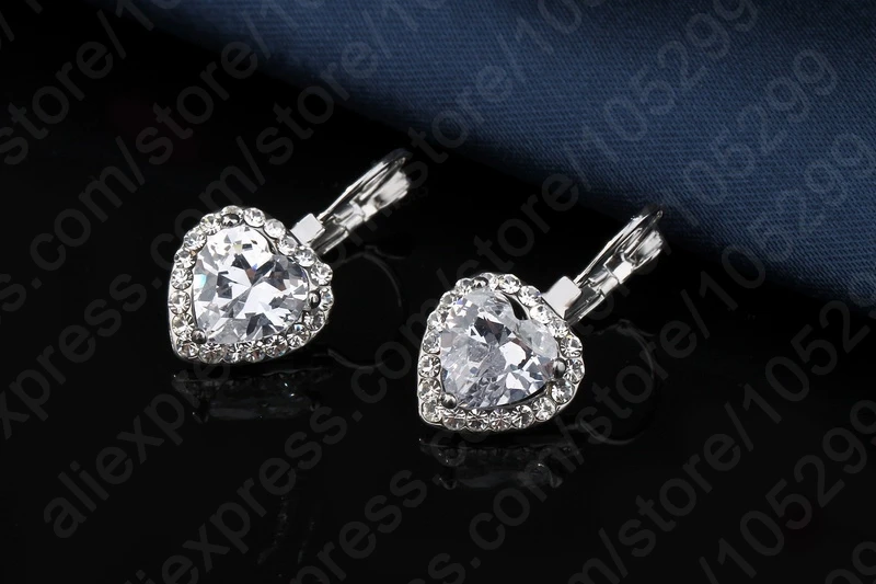 Женский комплект из колье и серёг серебра 925 пробы|necklace earring|fine jewelryearrings necklace |
