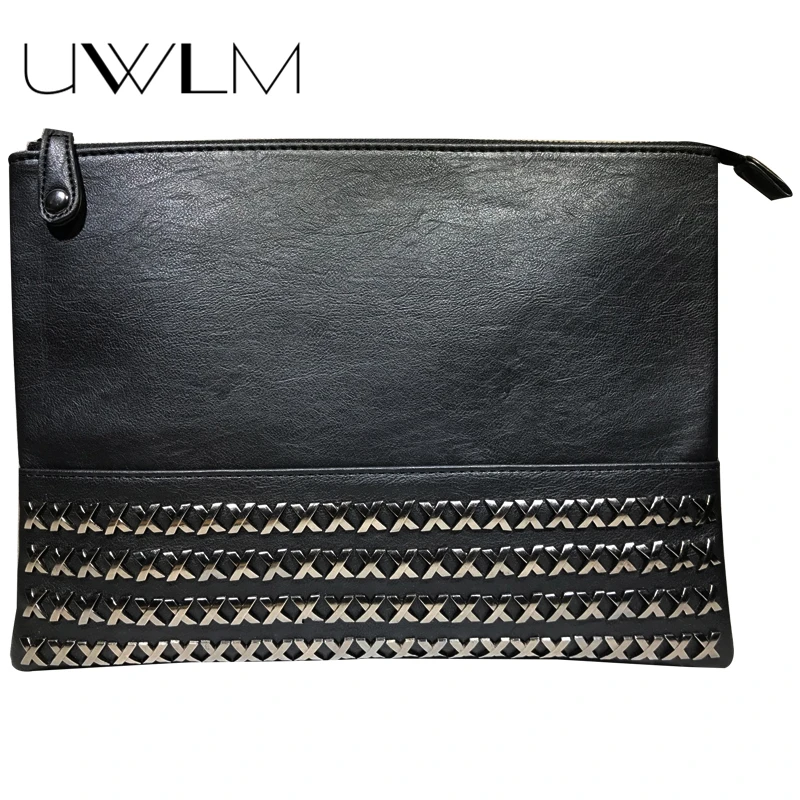 

UWLM Rivet clutches Envelope Bag Women 2018 Handbags Famous Brands Crossbody Messenger Studs Bag Party Evening Clutch Bags Purse
