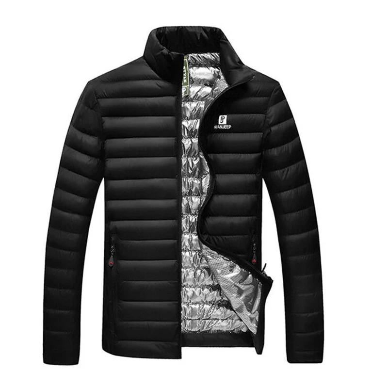

Super light down black Winter Warm Ultralight White Jackets Parka Men clothes 2018 Cotton Regular Formal Coats Super light