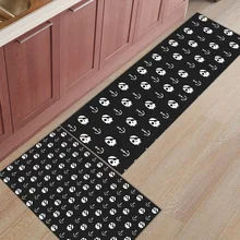 Пиратский череп якорь 2 шт. дверные коврики для входа грязь мусор брызговик скребок для обуви аксессуары наборы