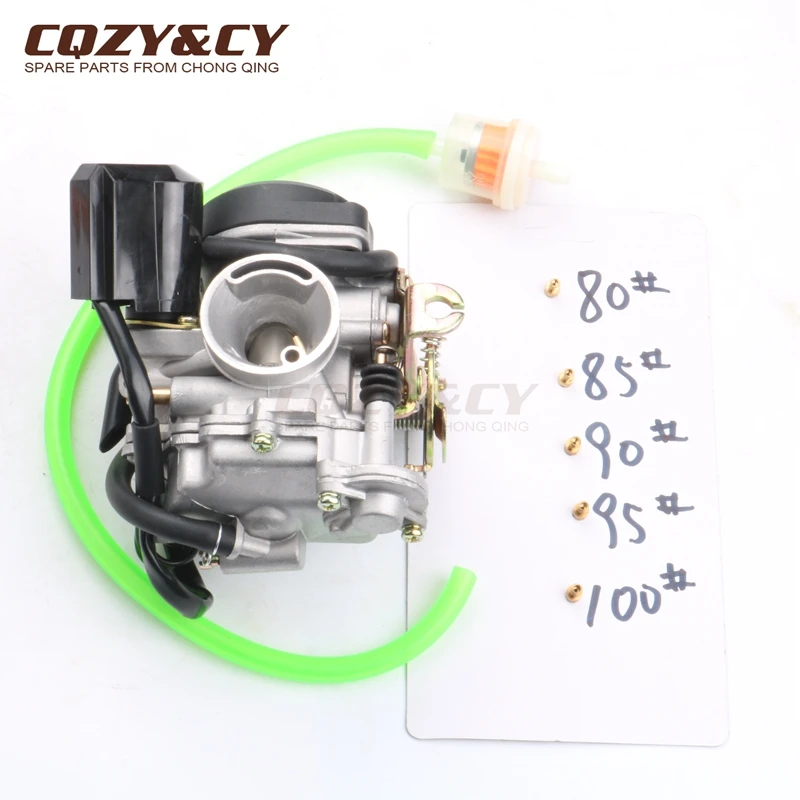 Carburador de Scooter de 20mm Pd20j para Peugeot Velocidadeluta Vivacidade Novo Tweet rs Django Kisbee V-clique 50cc 4-tempos 50