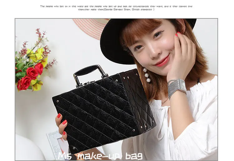 portable large-capacity cosmetic case cosmetic storage bag waterproof travel portable professional multi-layer cosmetic bag