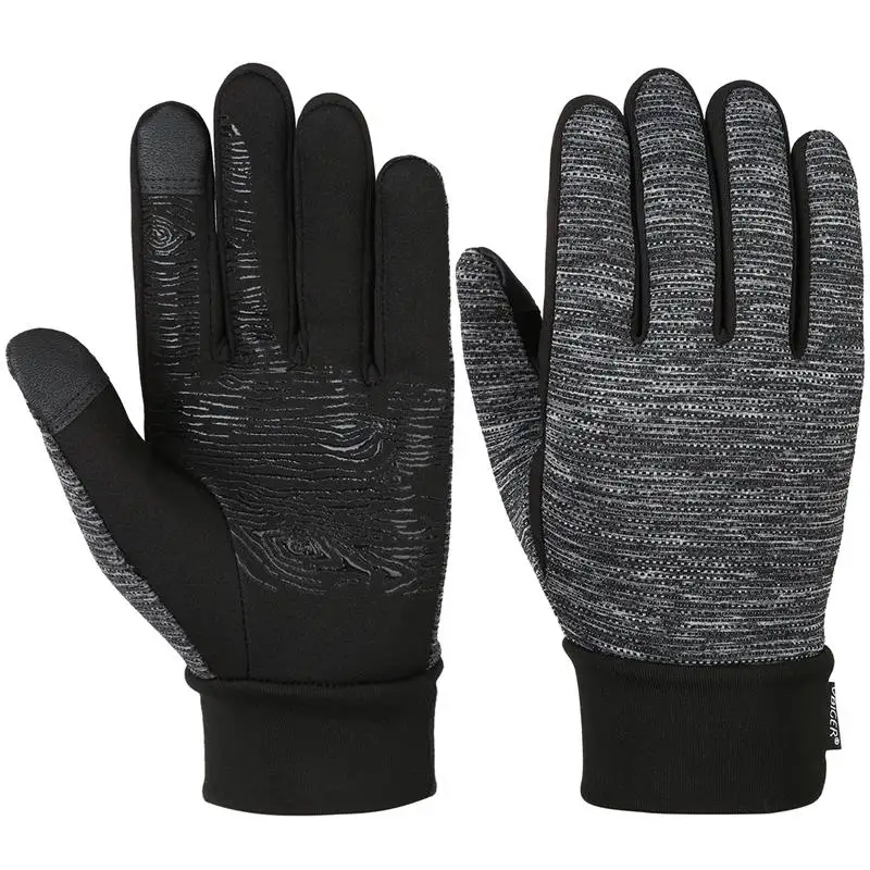 Vbiger зимние противоскользящие перчатки с сенсорным экраном теплые перчатки для спорта на открытом воздухе перчатки для мужчин и женщин