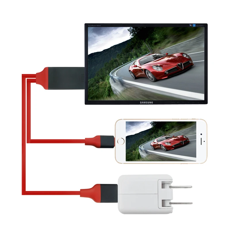 Подходит для Iphone6/6plus/7/7plus/мобильный телефон с TV MHL line к HDMI аудио и видео кабель