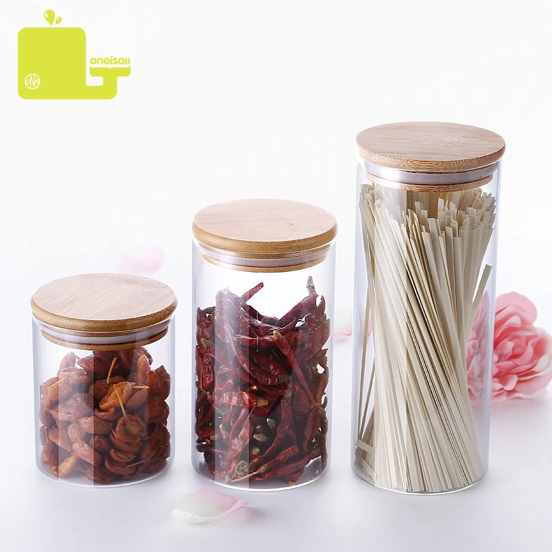 

500ML 750ML 1L Storage Bottle Kitchen Store Food Ingredient Eco-friendly Nut Grain Candy Biscuit Refrigerator Classification Jar