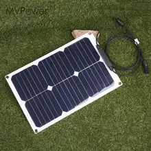 DIY Photovoltaic Panels Durable 20W Solar Cells Charging 18V Solar Panel