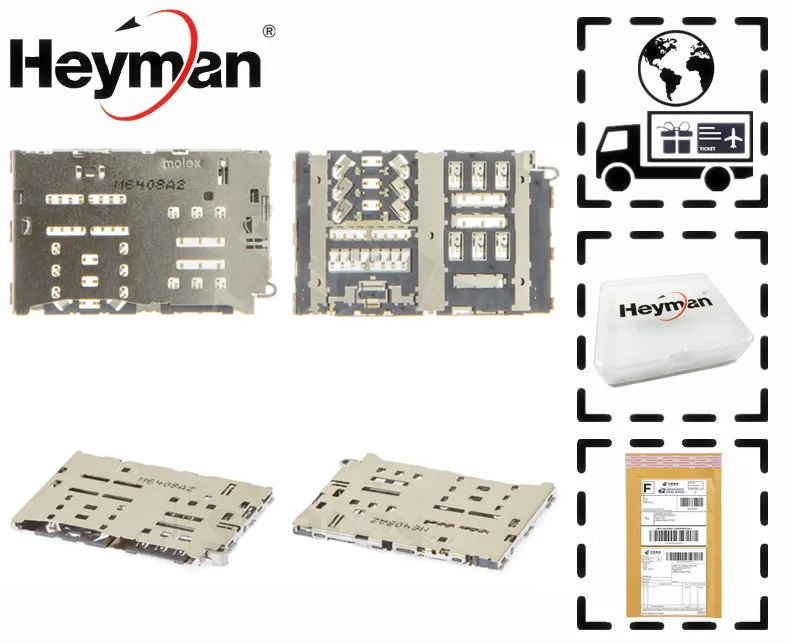 Heyman плоский кабель для LG G5 H820, G5 H830, G5 H850, разъем для sim-карты, запасная часть