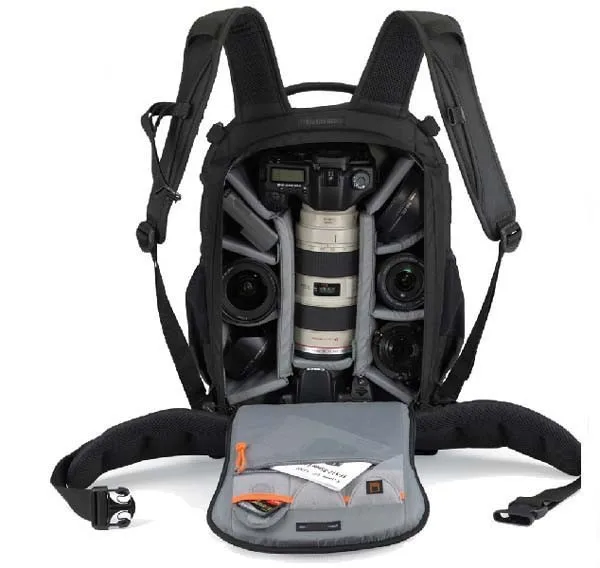 Hot selling Flipside 400 AW Black Camera Digital DSLR Bag Backpack come with ALL Weather Cover for Canon Nikon Sony