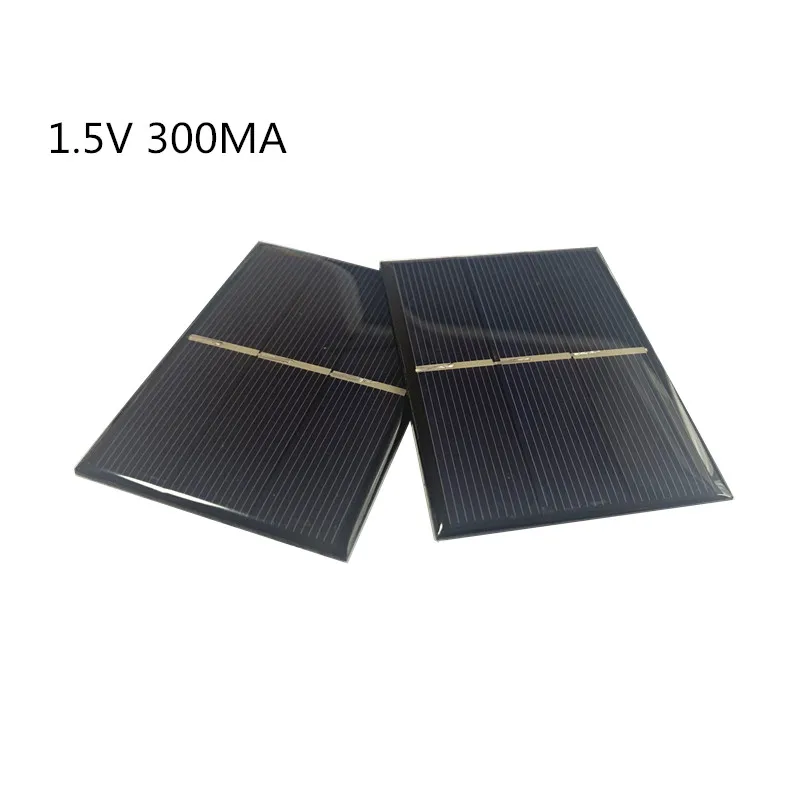 

1pc Mini Poly Solar Panel 1.5V 300MA for Mini solar panel charging and generating electricity 60*80MM