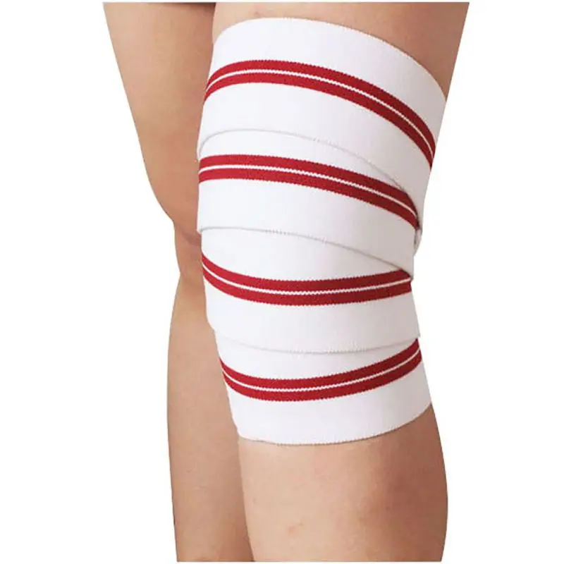 Эластичный Бандаж для тренировок по колену тяжелой тяги|elastic bandage|bandages for kneesknee pads |