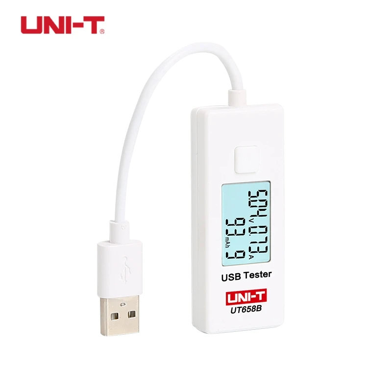 UNI T UT658 UT658B USB Тестер Вольтметр Амперметр цифровой ЖК монитор напряжения