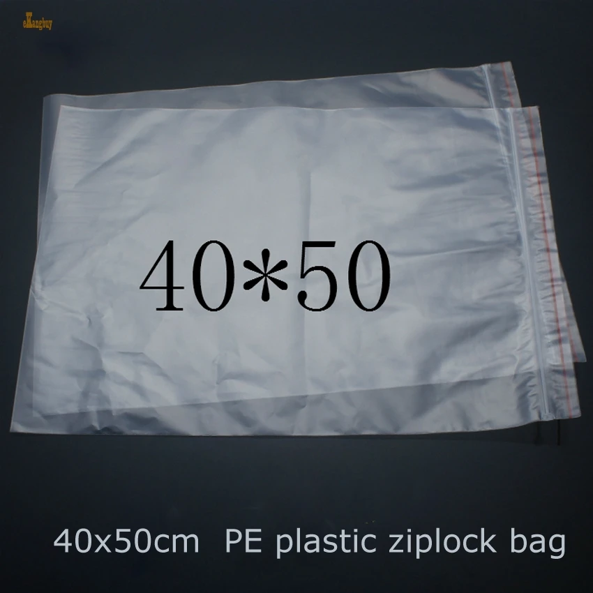 Download Packing Bag Transparent Plastic Pe 40x50cm 50pcs Size Clothes Packaging Zipper Lock Recycle Free Bags Free Shipping Bag Shippingclothes Packaging Aliexpress