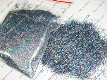 

50gram-0.4MM 015 Laser Holographic Gray Color Shining Nail Glitter Dust Powder for Nail Art decoration&Glitter Crafts