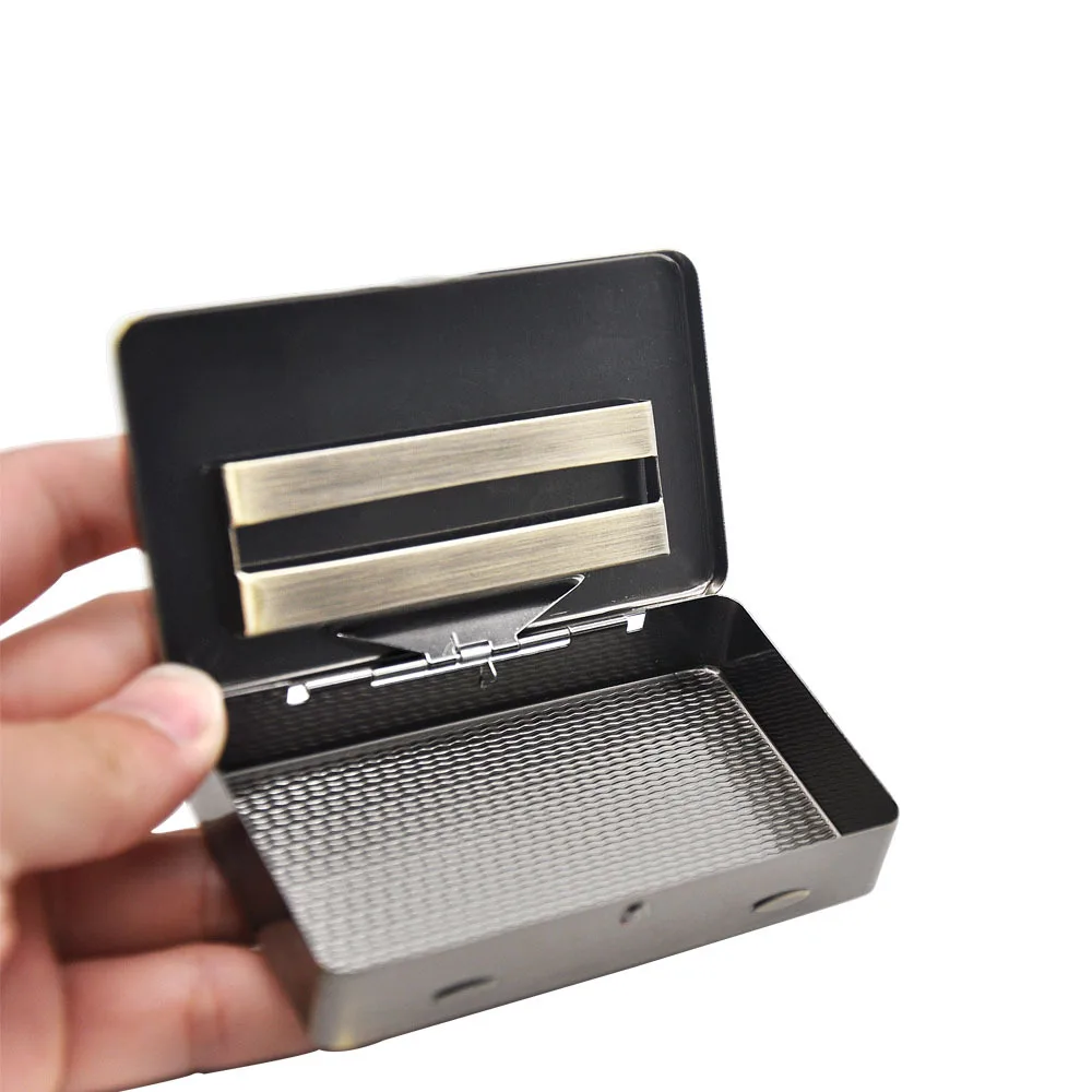 

Cigarettes Men's Cigarette Case Smoking Cigarette Box Tobacco Holder Pocket Box Storage Container