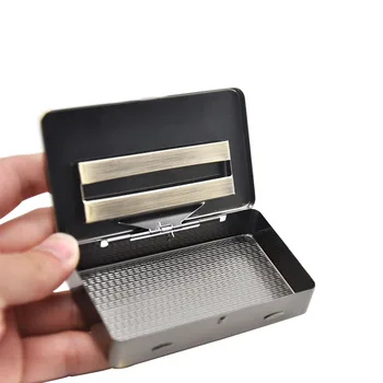 

Cigarettes Men's Cigarette Case Smoking Cigarette Box Tobacco Holder Pocket Box Storage Container