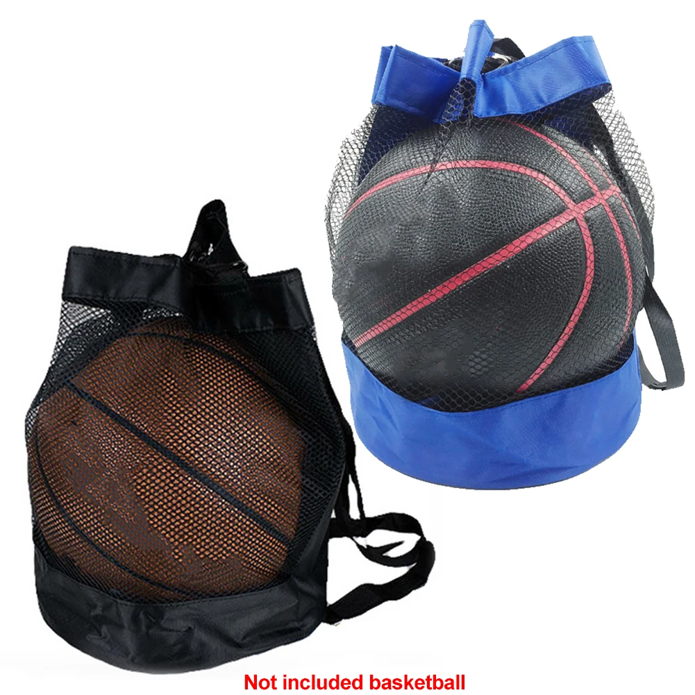 كيس محمول صافي شبكة حقيبة المحمولة كرة القدم تخزين Crossbody أكسفورد القماش المعمرة في الهواء الطلق كرة السلة المنظم متعددة الأغراض