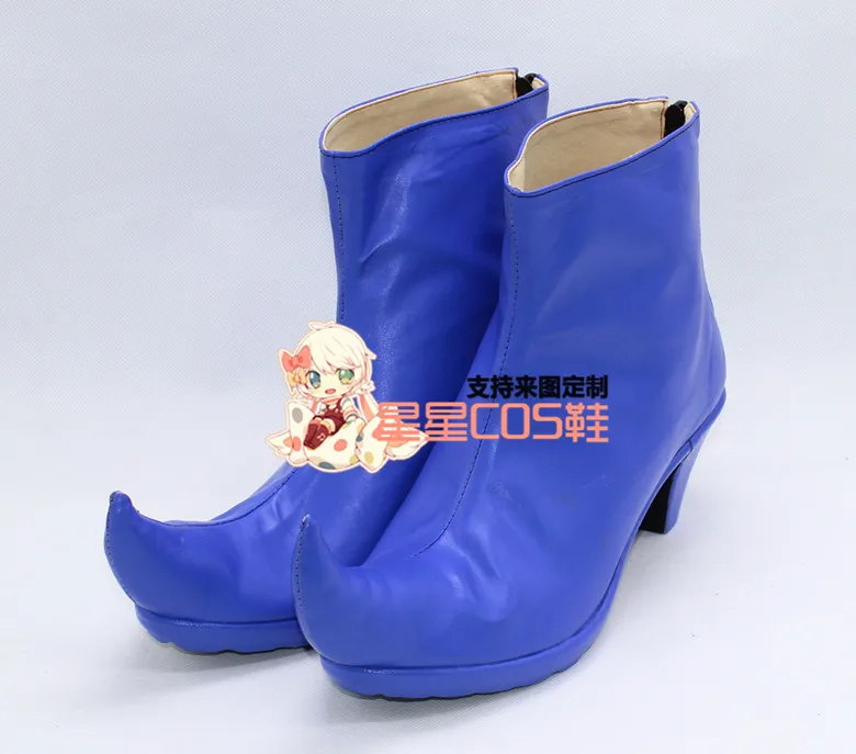 

HUNTER HUNTER Hyskoa Hisoka Blue Cosplay Shoes Boots X002