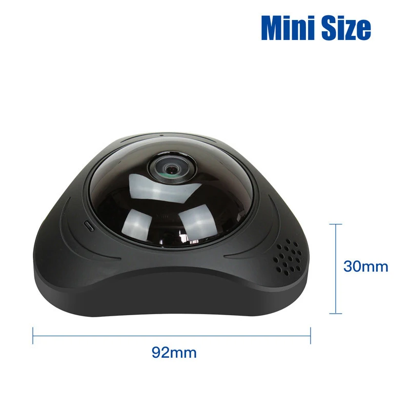 Wide Angle Security WIFI Camera Wireless Fisheye IP Camera Intelligent Auto Tracking Wireless Wifi Smart Camera TF Card CM.HY