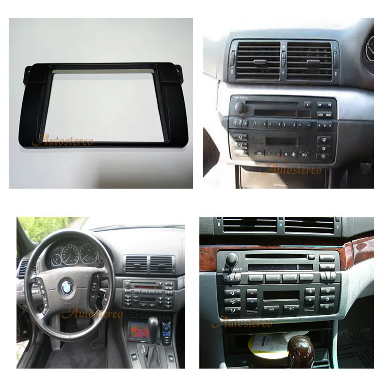 Aliexpress.com : Buy Double DIN Fascia for BMW 3 Series (E46) 1998 2005 Car DVD/CD Radio Stereo 