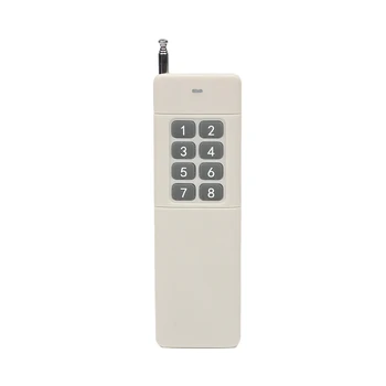 

OOTDTY 3000m Long Range High Power 1/2/4/6/8/12CH RF Remote Control Transmitter 433 MHz