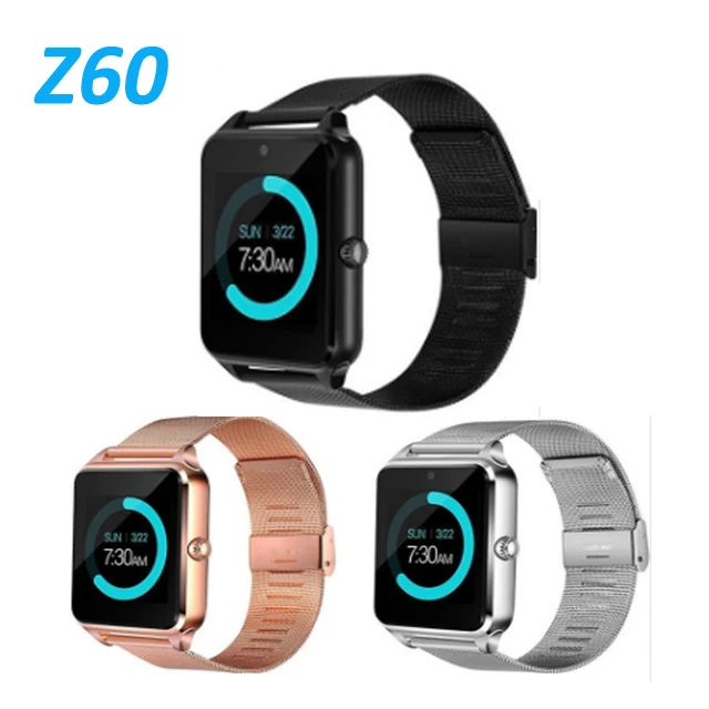 20 шт Z60 Смарт часы для мужчин с Bluetooth телефонный звонок 2G GSM SIM TF карта камера Smartwatch Android relogio inteligente PK DZ09