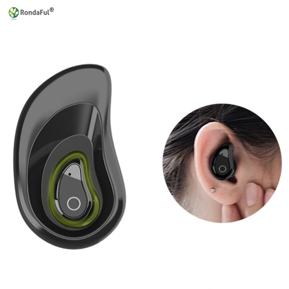 Mini In ear Type Hidden Style Stereo Bluetooth 4.1 Earphone Smart Phone