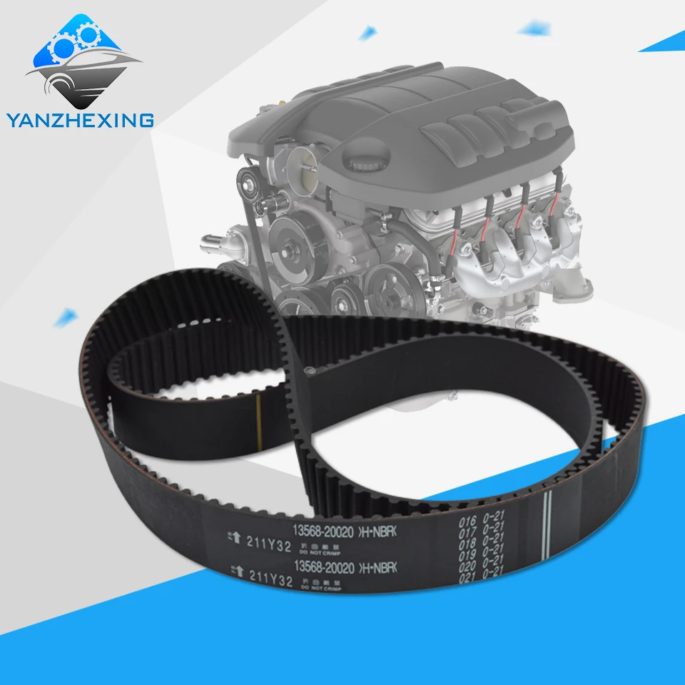 

Timing Belt OEM:13568-20020 211Y32 For Toyota CAMRY ALPHARD KLUGER AVALON For LEXUS RX ES Teeth:211 Width:32mm Length:1688mm
