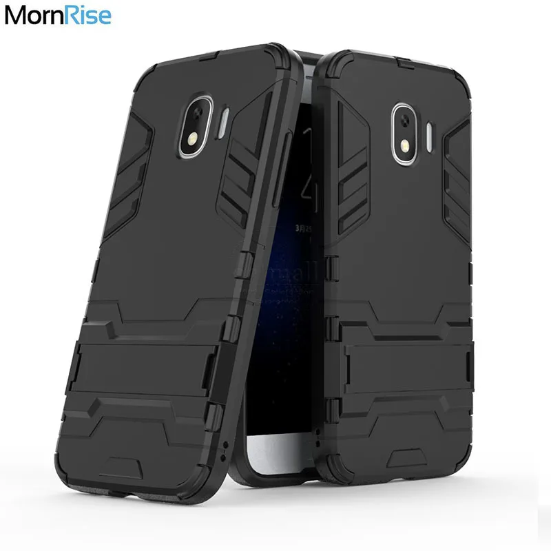 For Samsung Galaxy J2 pro Case PC+TPU Kick Stand Back Cover 2018 Cases Dual Layer Rugged Hybrid Armor Resistant Bags |